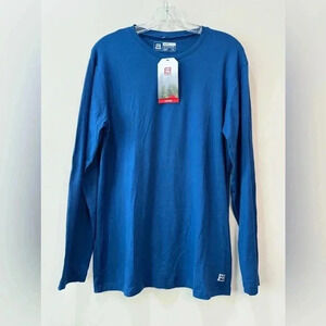 Avalanche Blue Long Sleeve Sleep Shirt Size M